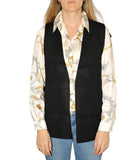 CLERY+R NTRFSHN Gilet in maglia aperto nero