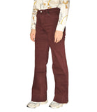 CLERY+R SHH-Q Jeans wide leg basic bordeaux BORDEAUX