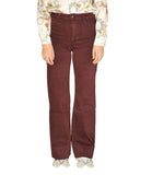 CLERY+R SHH-Q Jeans wide leg basic bordeaux BORDEAUX
