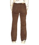 CLERY+R SHH-Q Jeans wide leg basic marrone MORO