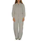 CLERY+R STLL-22 Tuta due pezzi basic a palazzo grigio