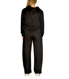 CLERY+R STLL-22 Tuta due pezzi basic a palazzo nero