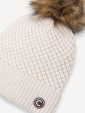 COLMAR OR. D Cappello a grana di riso con pon pon bianco