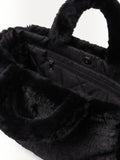 COLMAR OR. D Borsa di pelo e trapuntata small nero