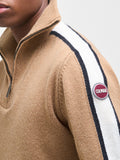 COLMAR OR. U Pullover mezza zip heritage cammello