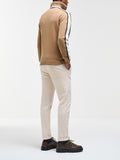 COLMAR OR. U Pullover mezza zip heritage cammello