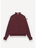 COLMAR OR. U Felpa girocollo con banda laterale e patch logo BORDEAUX