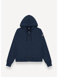 COLMAR OR. U Felpa zip e cappuccio basic blu