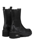 CULT D Stivale chelsea con tacco nero