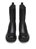 CULT D Stivale chelsea con tacco nero