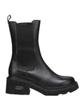 CULT D Stivale chelsea con tacco nero