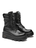 CULT D Stivaletti stringati platform nero