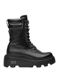 CULT D Stivaletti stringati platform nero
