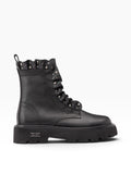 CULT D Stivaletto slash in pelle nero