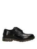 CULT U Scarpe ozzy 412 stringate in vitello spazzolato nero