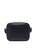 EA7 D Tracollina messenger bag logo in rilievo nero