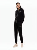 EA7 D Tuta felpa e pantalone NERO/ARGENTO