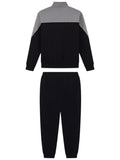 EA7 U Tuta 2 pezzi colour block NERO/GRIGIO