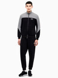 EA7 U Tuta 2 pezzi colour block NERO/GRIGIO
