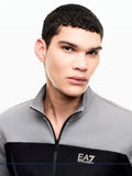 EA7 U Tuta 2 pezzi colour block NERO/GRIGIO