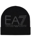 EA7 EMPORIO ARMANI Cappello beanie logo EA7 nero