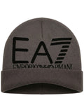 EA7 EMPORIO ARMANI Cappello beanie logo EA7 asfalto