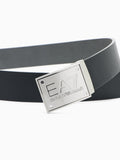 EA7 U Cintura reversibile placca logo EA7 NERO/GRIGIO