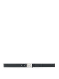 EA7 U Cintura reversibile placca logo EA7 NERO/GRIGIO