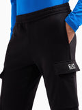 EA7 U Pantaloni tuta con tasconi nero