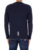 EA7 U T-shirt manica lunga blu