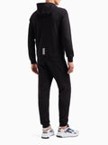 EA7 U Tuta felpa e pantalone nero