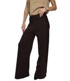 EMMEMARELLA1 Pantaloni palazzo Foggia MORO