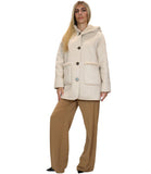EMMEMARELLA1 Cappotto Ottone beige