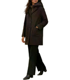 EMMEMARELLA2 Cappotto con cappuccio Cuore marrone