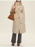 EMMEMARELLA2 Cappotto lungo con piumino interno sabbia