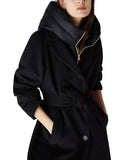 EMMEMARELLA2 Cappotto con piumino interno nero