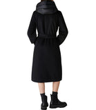 EMMEMARELLA2 Cappotto con piumino interno nero