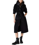 EMMEMARELLA2 Cappotto con piumino interno nero