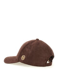 GUESS ACC D COL Cappello baseball scamosciato marrone