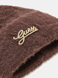 GUESS ACC D COL Cappello fluffy marrone