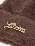 GUESS ACC D COL Cappello fluffy marrone