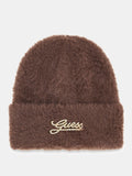 GUESS ACC D COL Cappello fluffy marrone