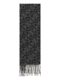 GUESS ACC D COL Sciarpa jacquard 40 x 180 cm nero