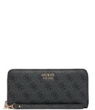 GUESS ACC D COL Portafoglio Brenton logato GRIGIO/NERO