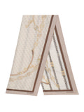 GUESS ACC D PRE Sciarpa stampata 70x180 TAUPE