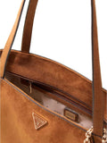 GUESS ACC D PRE Borsa Devon large a spalla cognac