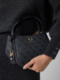GUESS ACC D PRE Borsa satchel Coleen GRIGIO/NERO