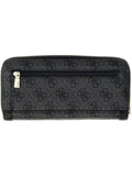 GUESS ACC D PRE Portafoglio Lindsey large zip around GRIGIO/NERO