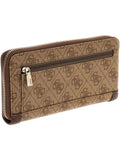 GUESS ACC D PRE Portafoglio Lindsey large zip around beige