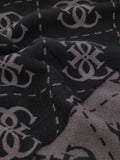 GUESS ACC U COL Sciarpa Boston logata nero